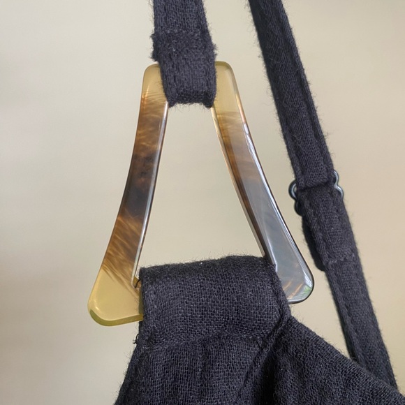 Jonathan Simkhai - MABEL TEXTURED
GAUZE CUTOUT JUMPSUIT - Size Small - Black - Picture 10 of 10